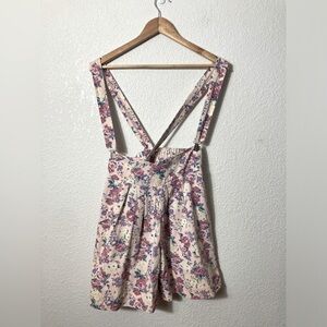 Vintage SWAT 100% cotton floral romper size 14.5